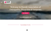 Tablet Screenshot of hawaiiosteopathic.org